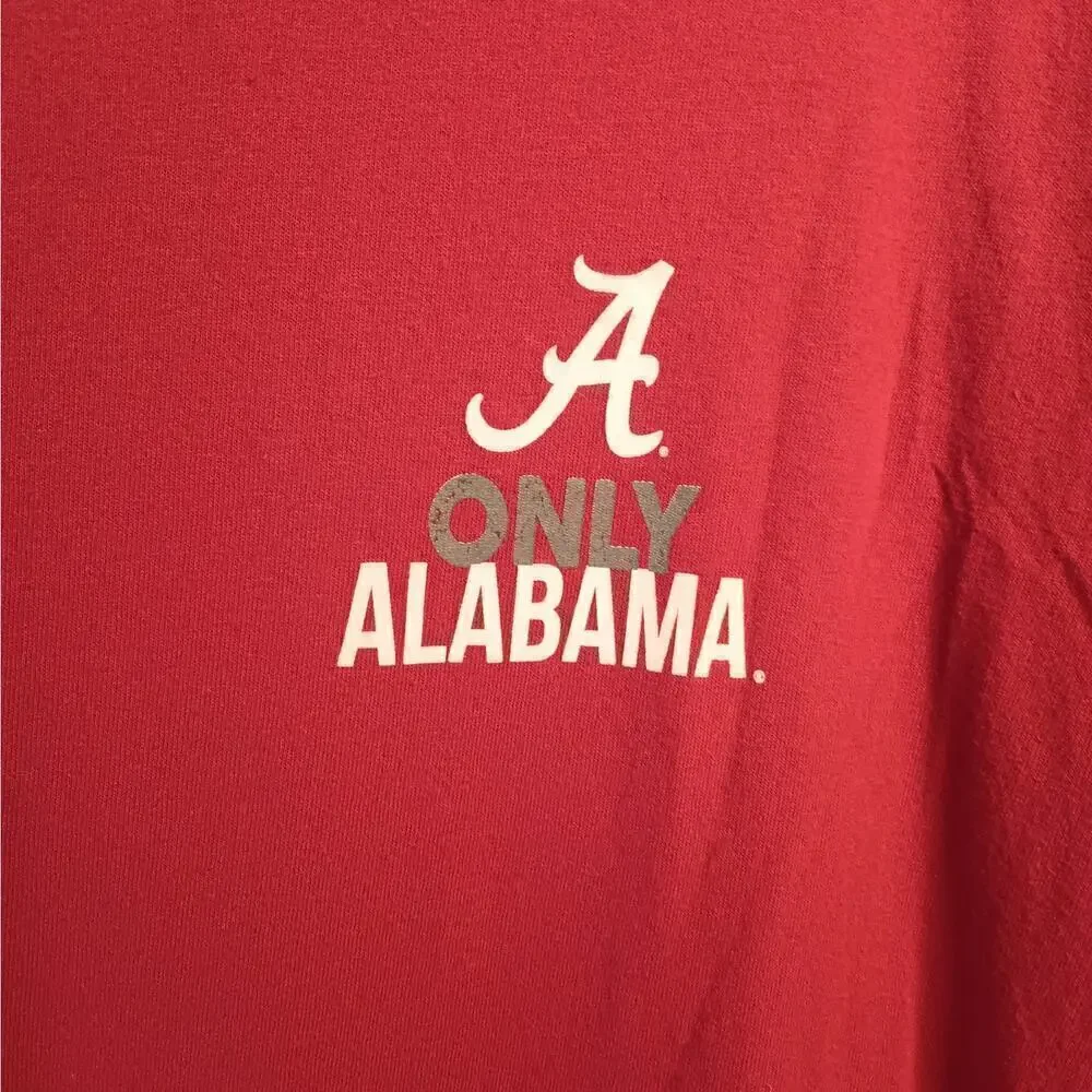EUC Alabama Roll Tide Short-Sleeve Crimson T-Shirt Size XL